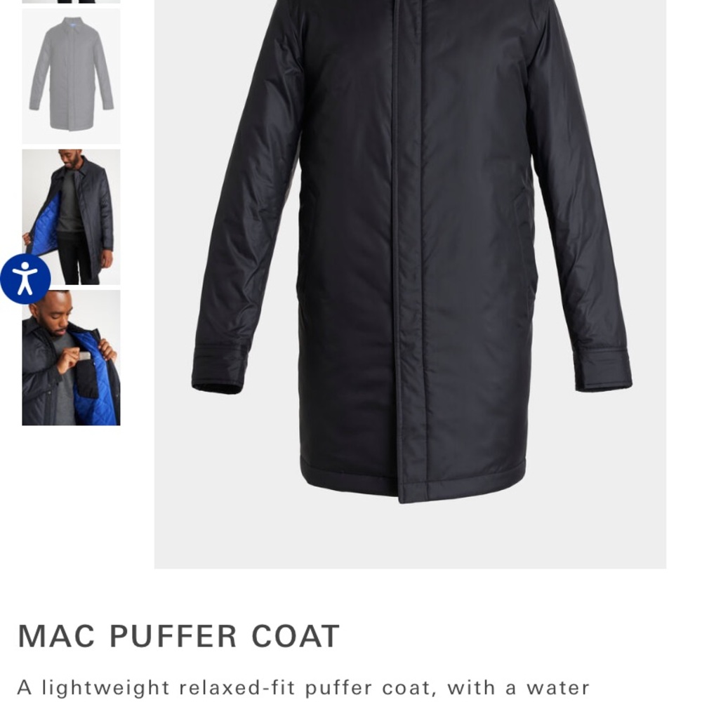 Kit and Ace Men’s Mac Puffer Coat with Tags never worn!